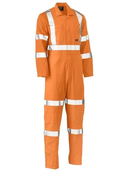Bisley X Taped Biomotion Hi Vis Lightweight Coverall BC6316XT Metro Workwear.